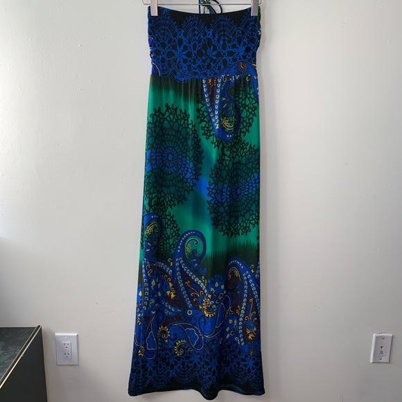 DJ Production | Long Strapless Dress - Picture 3 of 8